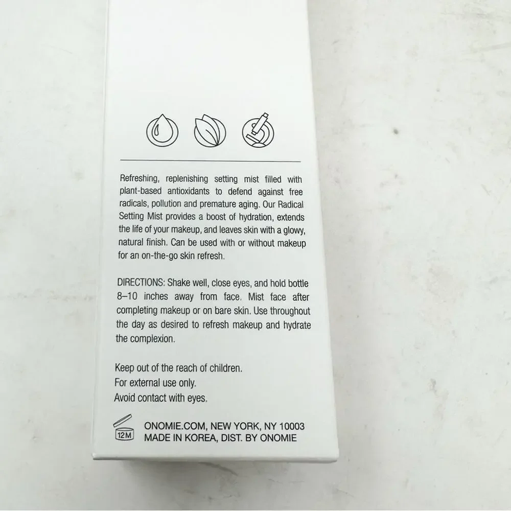 ONOMIE Radical Setting Mist NIB 150ml
